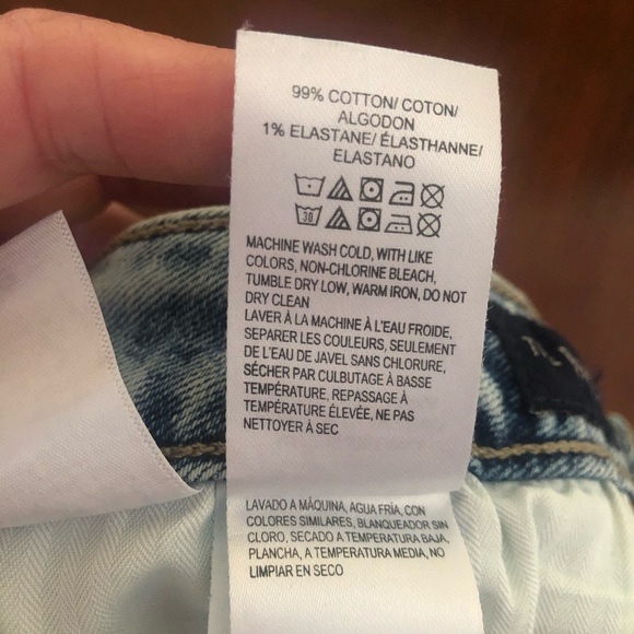 Lucky Brand The Bermuda Jean shorts size 8 - Picture 7 of 9